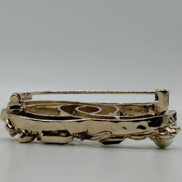 Chanel Brooch Pin Gold C22 K 699-060425 - Picture 5 of 9